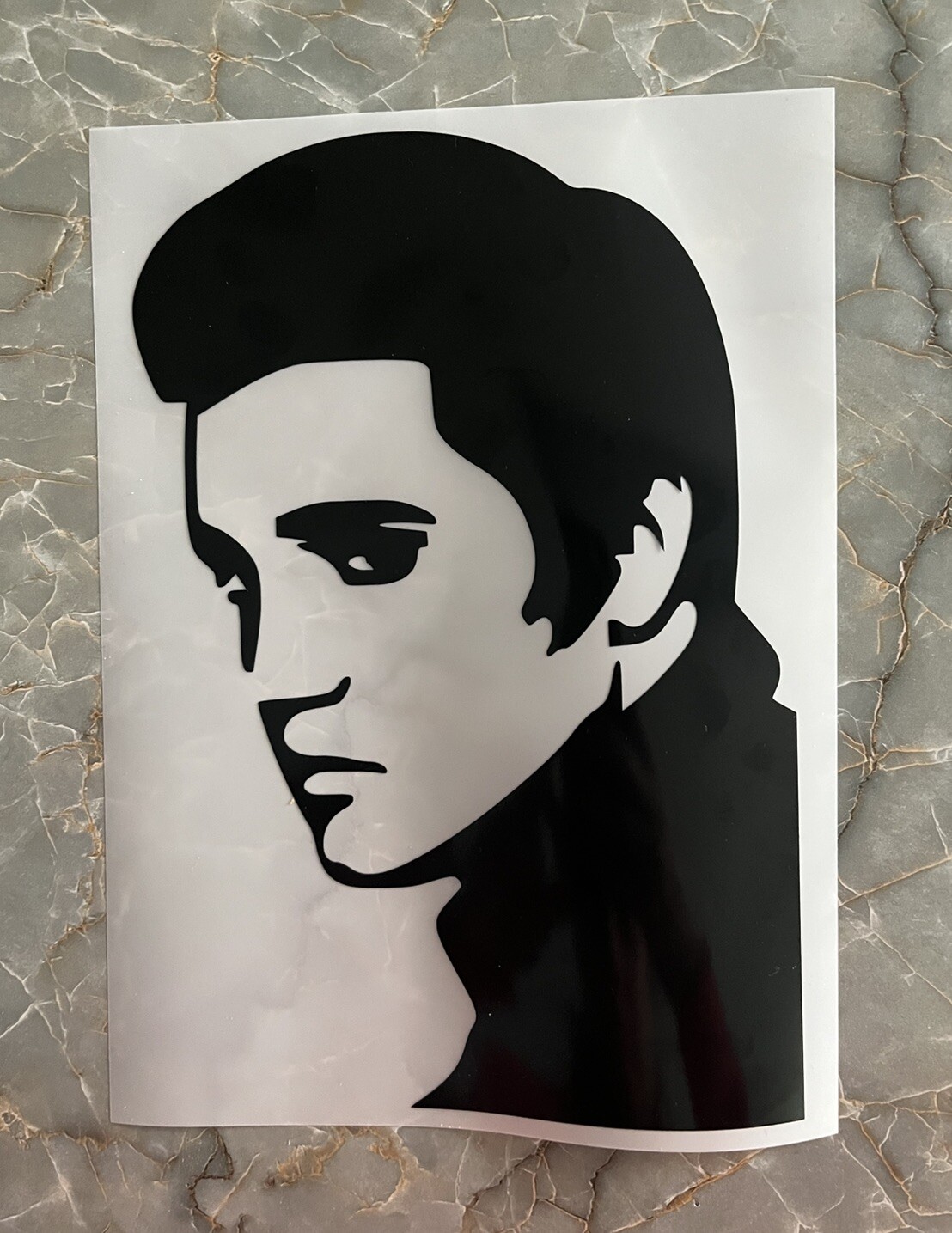 Elvis Presley Celebrity 12×8″ Removable Vinyl Decal Sticker, Wall home decor art