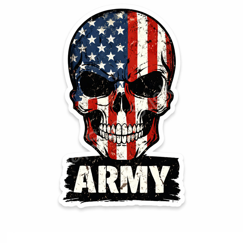 US Army Decal Sticker United States Military Veteran Logo Seal Flag 12