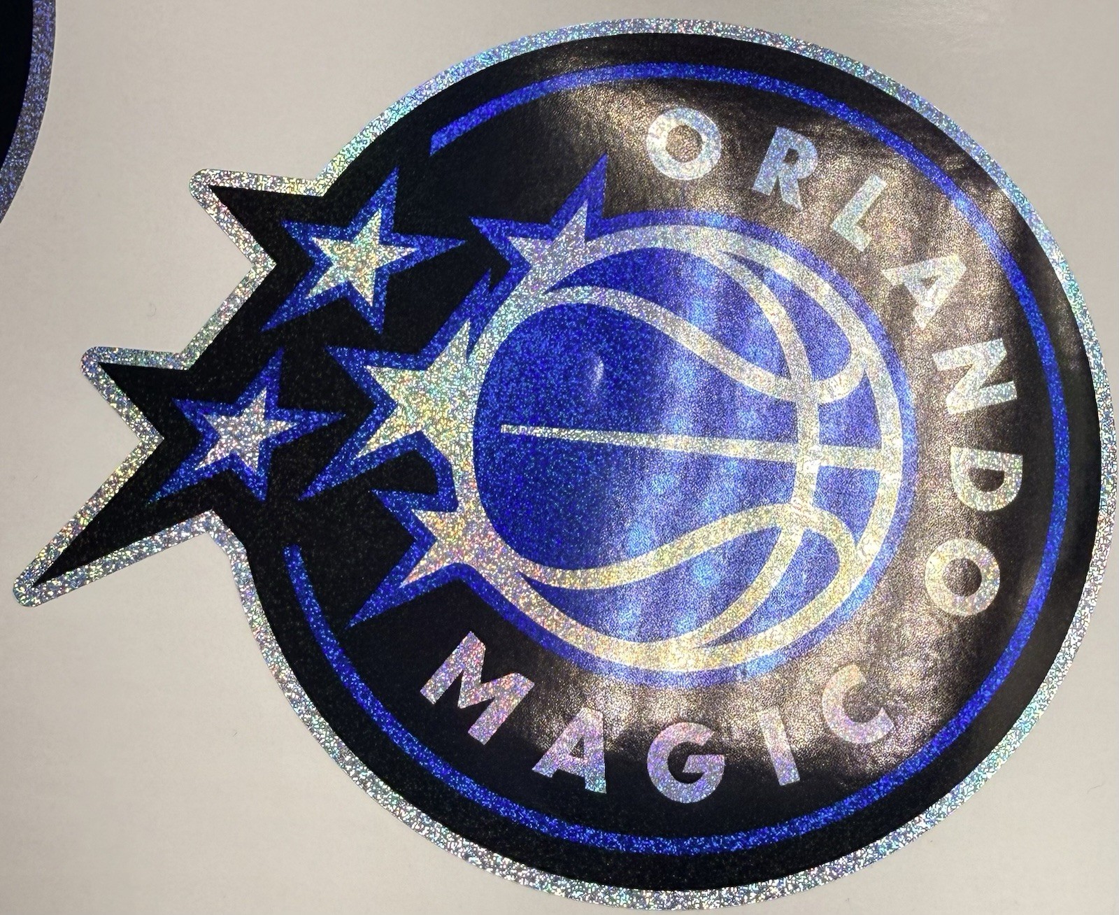 Orlando Magic Holographic Tiny Sparkle Vinyl Decal