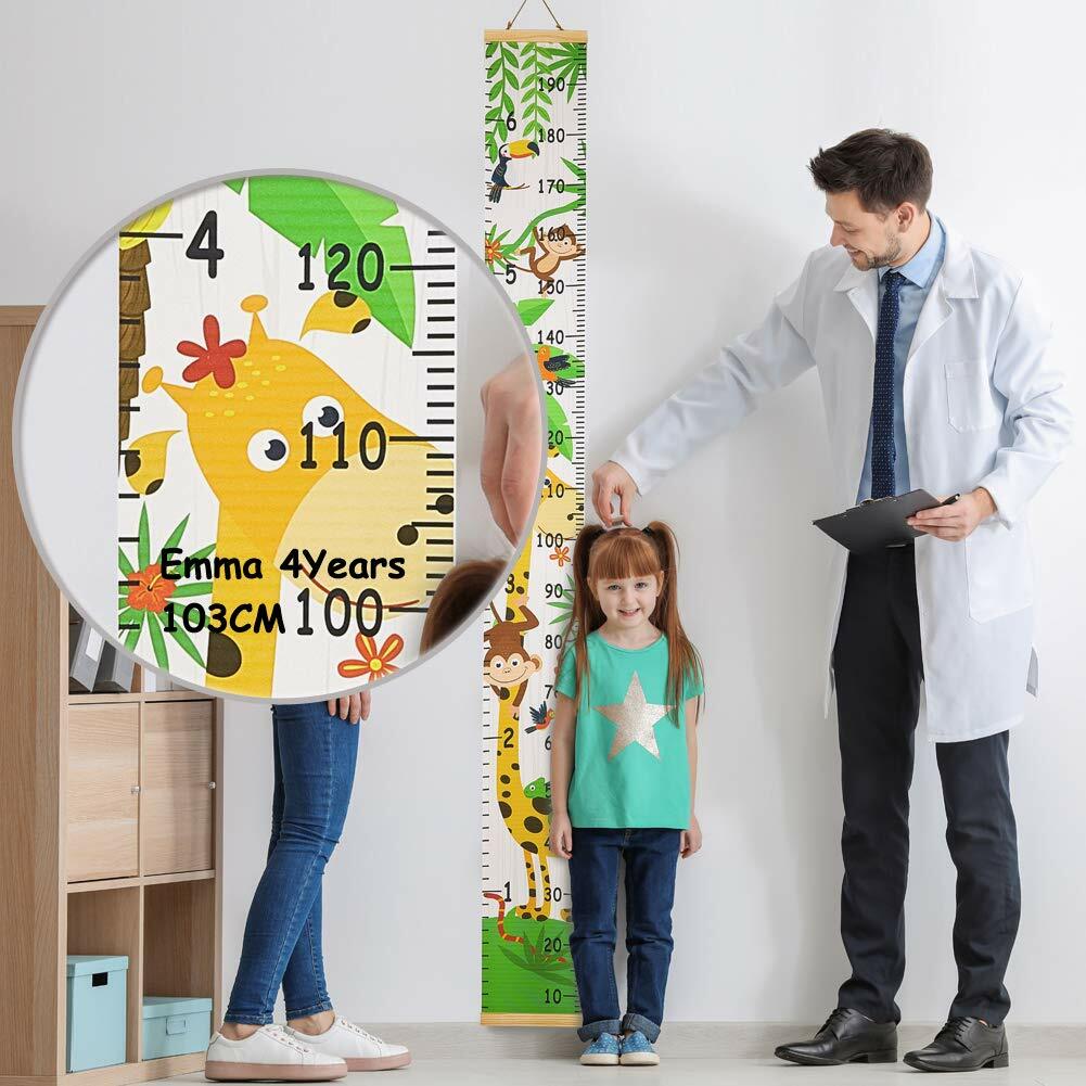 Kids Growth Chart Height Chart For Child Height Measurement Wall Hanging Rulers