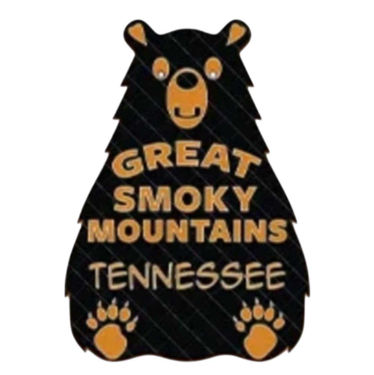 Great Smoky Mountains Tennessee Bear Vintage Retro 3” Inch Vinyl Decal Sticker
