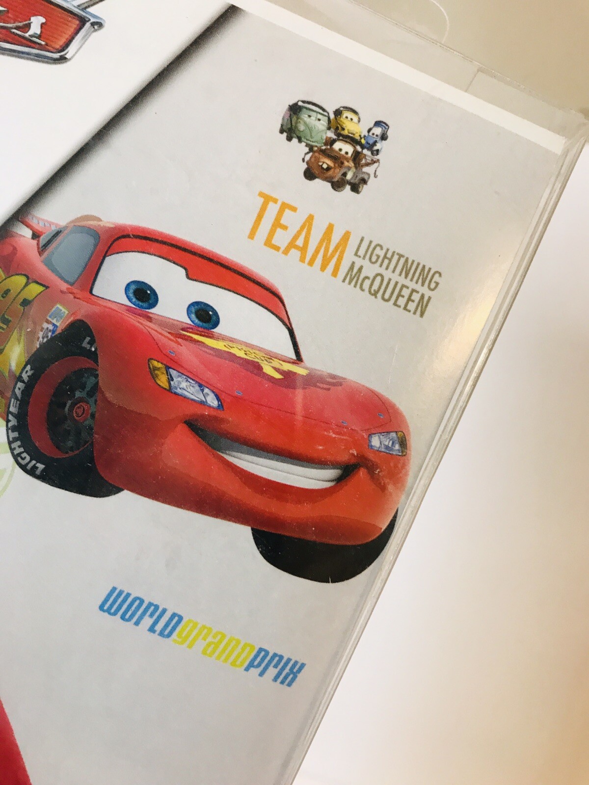 VTG CARS Peel And Stick Wall Decals Disney Pixar 7 Total Decals New & Sealed