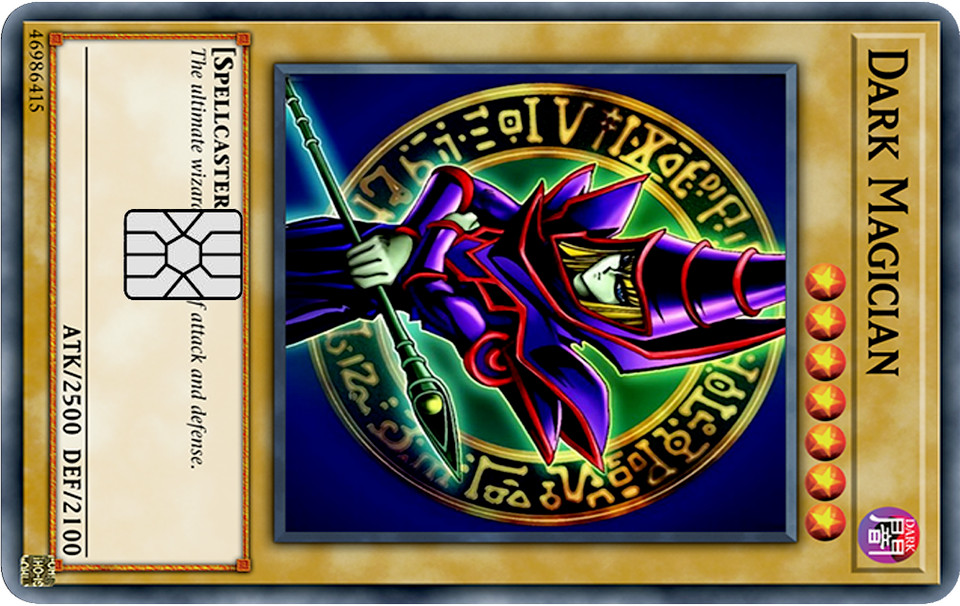 Yuh-gii-oh Card Collection Credit Card Skin ATM Wrap Decal Pre-Cut Sticker