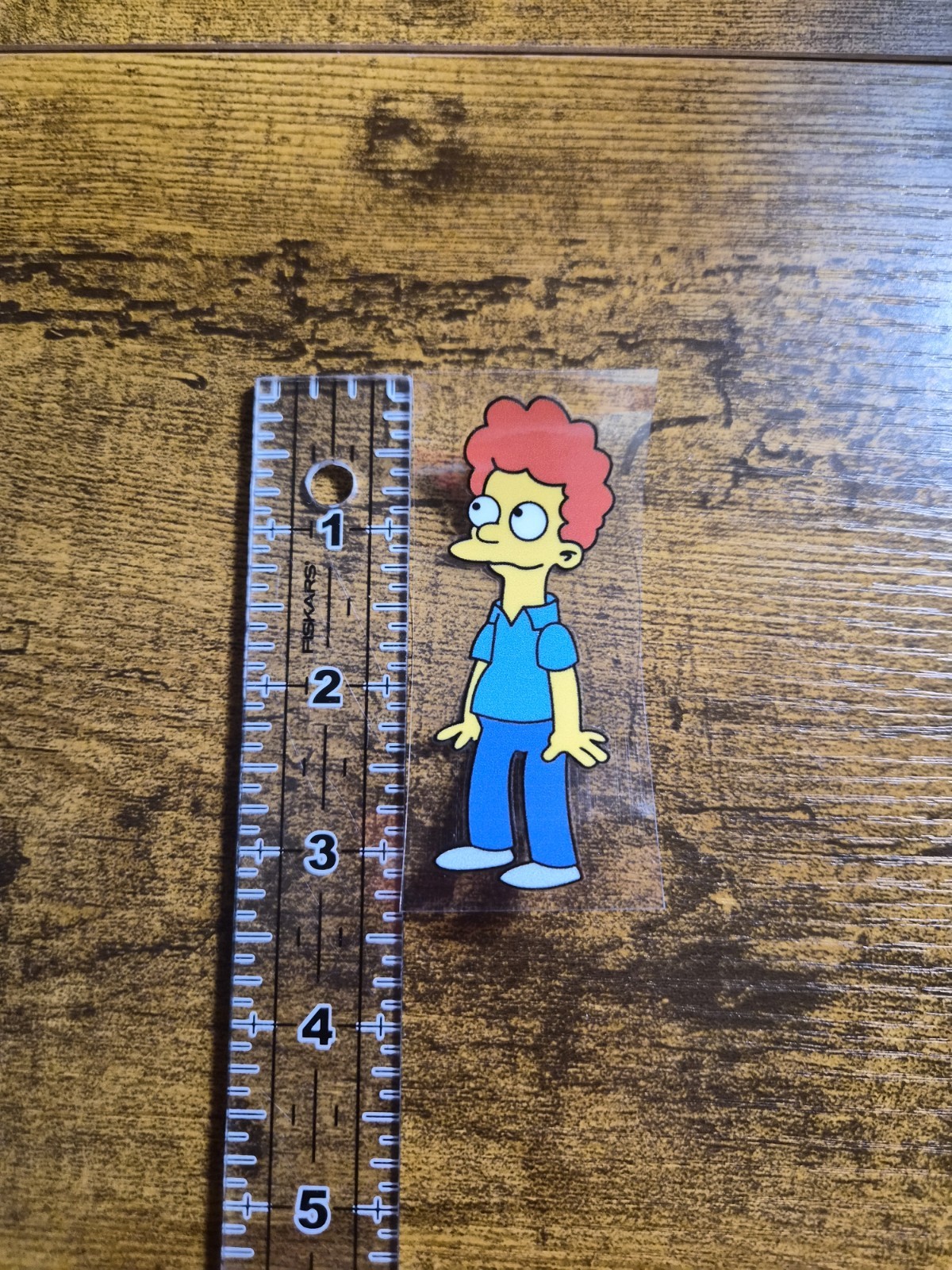 ROD FLOUNDERS SIMPSONS High Quality UVDTF Decal Sticker waterproof USA