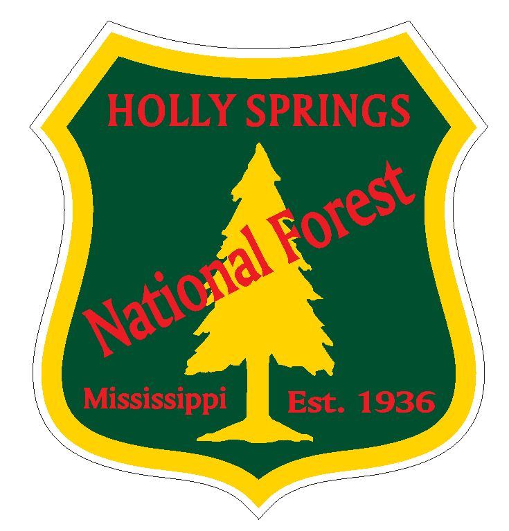 Holly Springs National Forest Sticker R3246 Mississippi YOU CHOOSE SIZE