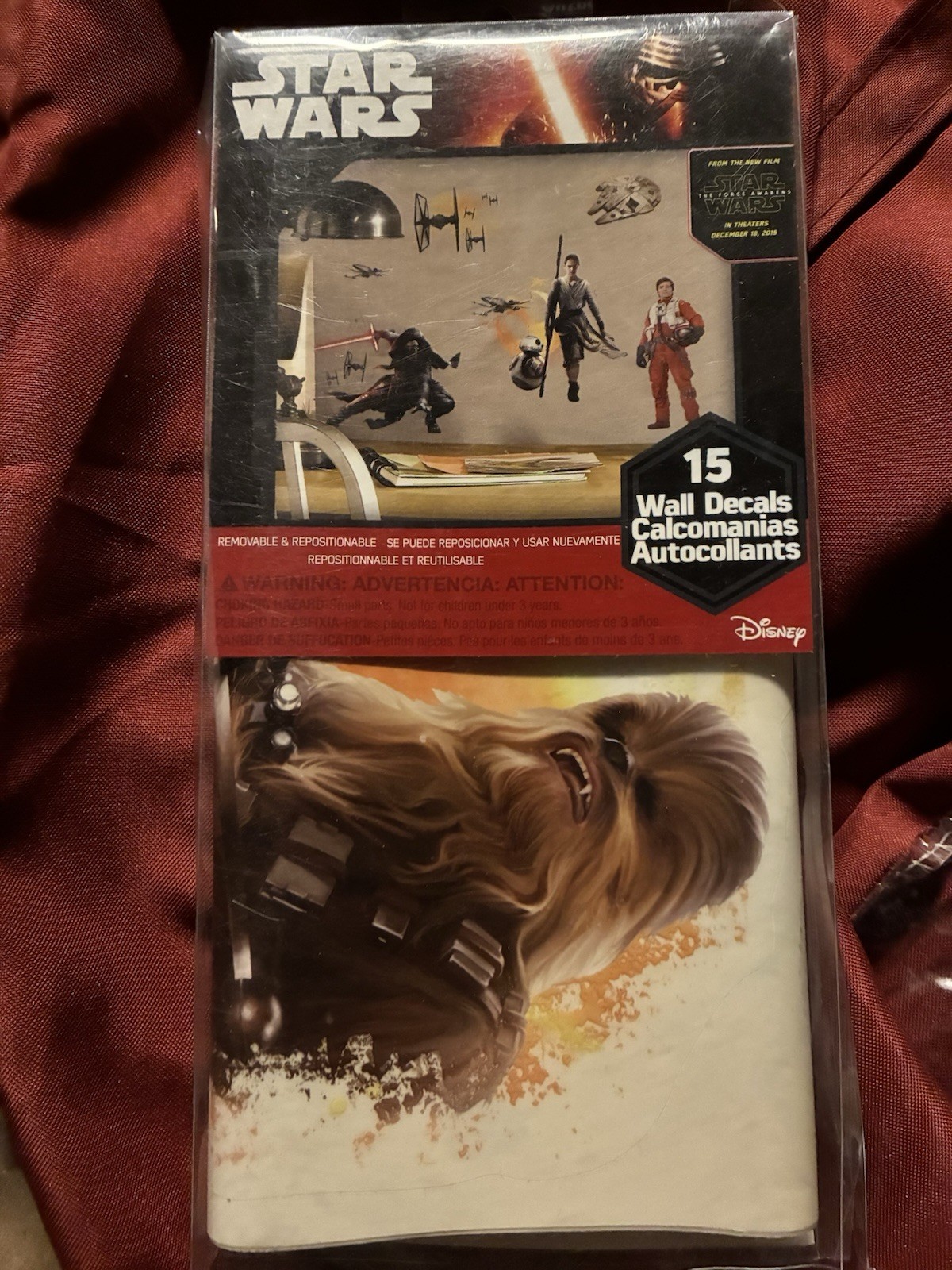 RoomMates Star Wars Chewbacca Vinyl Wall Decal Removable RMK3010SCS