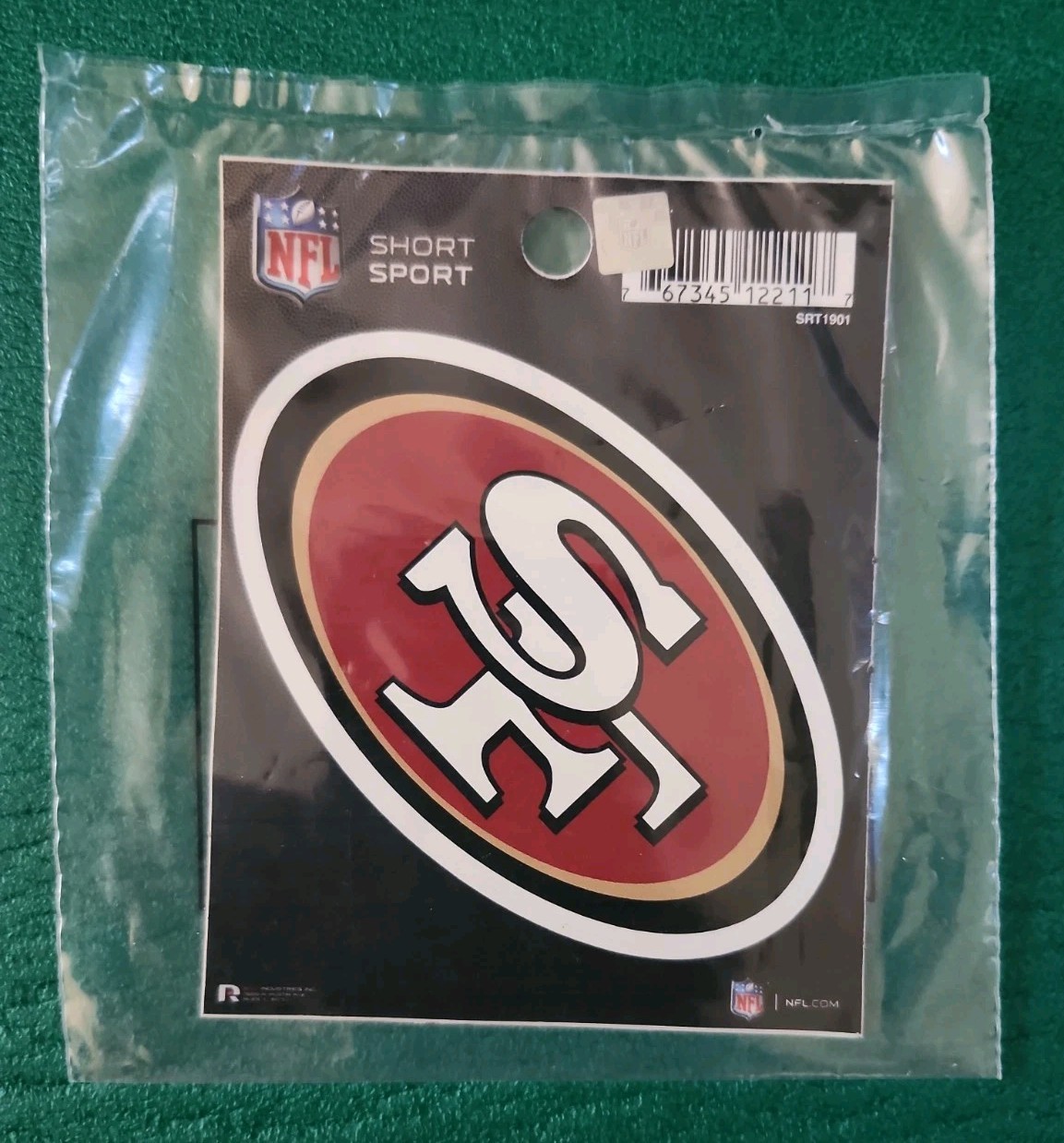 Rico Industries NFL Football San Francisco 49ers Short Sport Decal 3.75′ x 4….