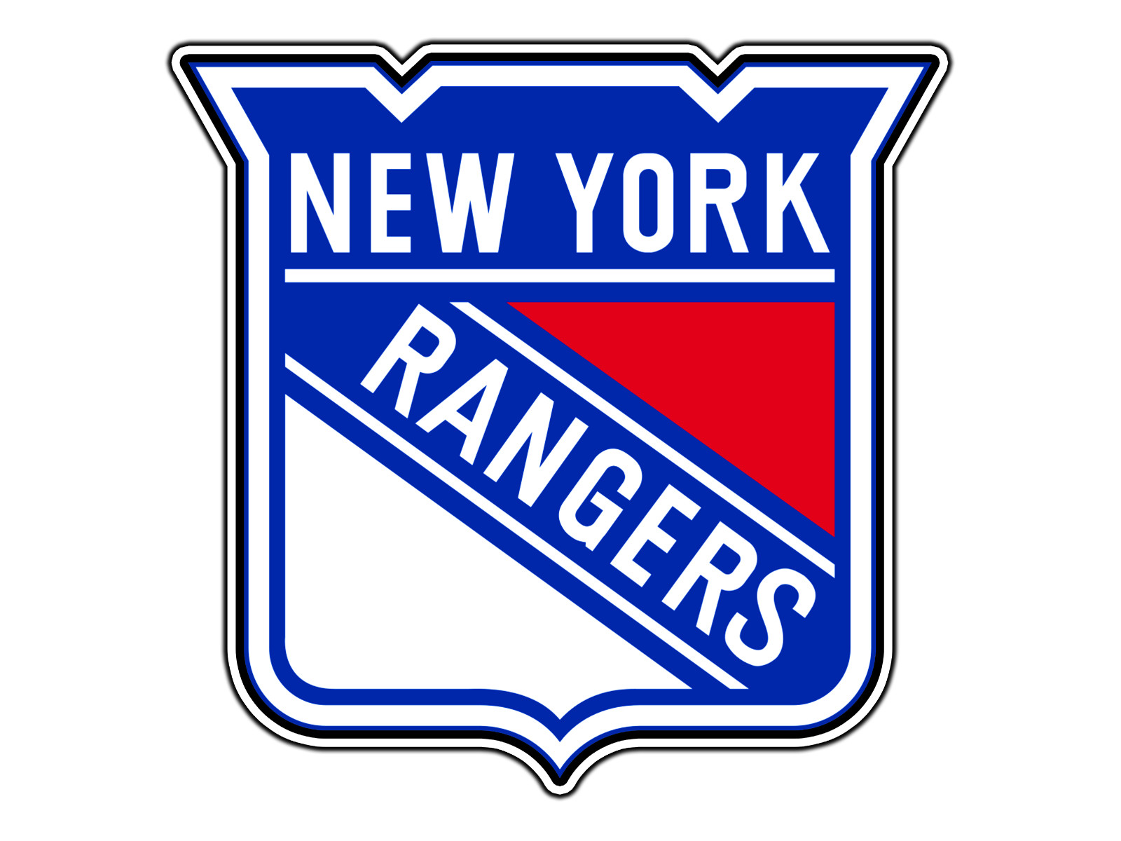 #0095 New York Rangers Logo Hockey Fan Sticker Waterproof Vinyl Decal DieCut Car