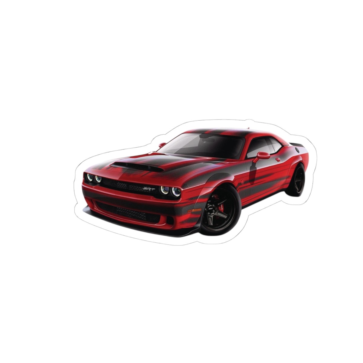 Red Muscle Car Kiss-Cut Stickers | Automotive Decor, Laptop Stickers, Car […]