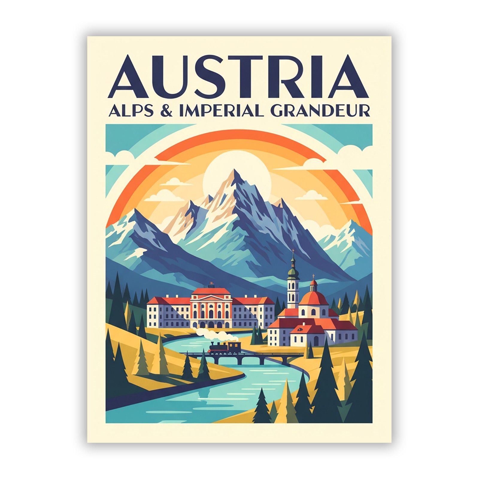 Austria Vintage Travel Sticker Die Cut Waterproof Vinyl Souvenir Laptop Decal
