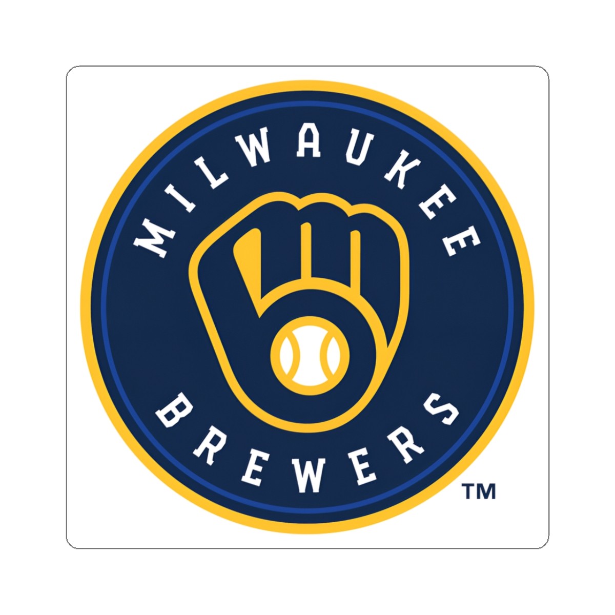 Milwaukee Brewers Logo Sticker Team Decal