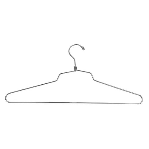Econoco SLD/16 Steel Blouse & Dress Hanger W/ Swivel Loop Hook (Pack of 100)