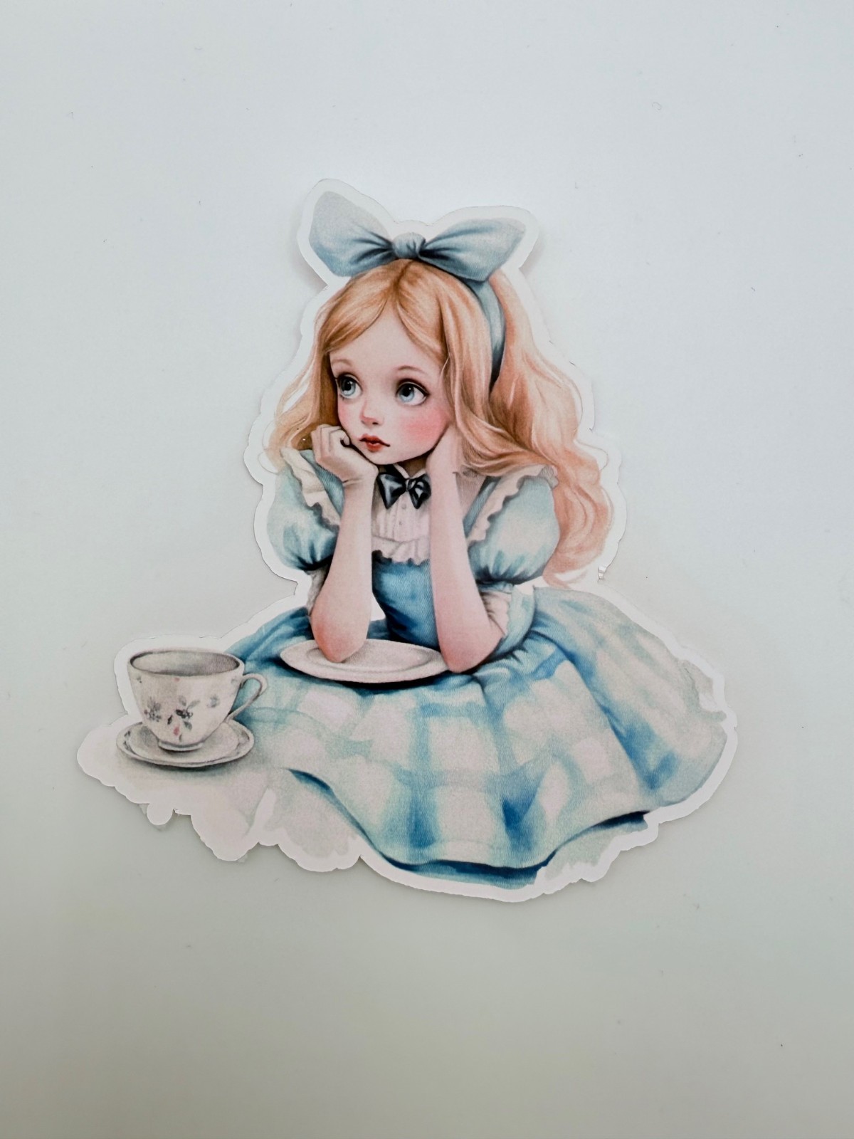 Brand New Alice in Wonderland Alice Sticker 3.75″ by 3.5″