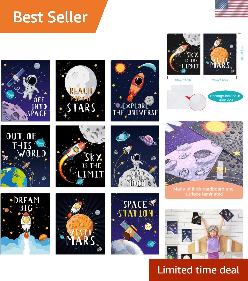 Chic Space Posters for Boys and Girls Playroom – Inspirational Room Decoration
