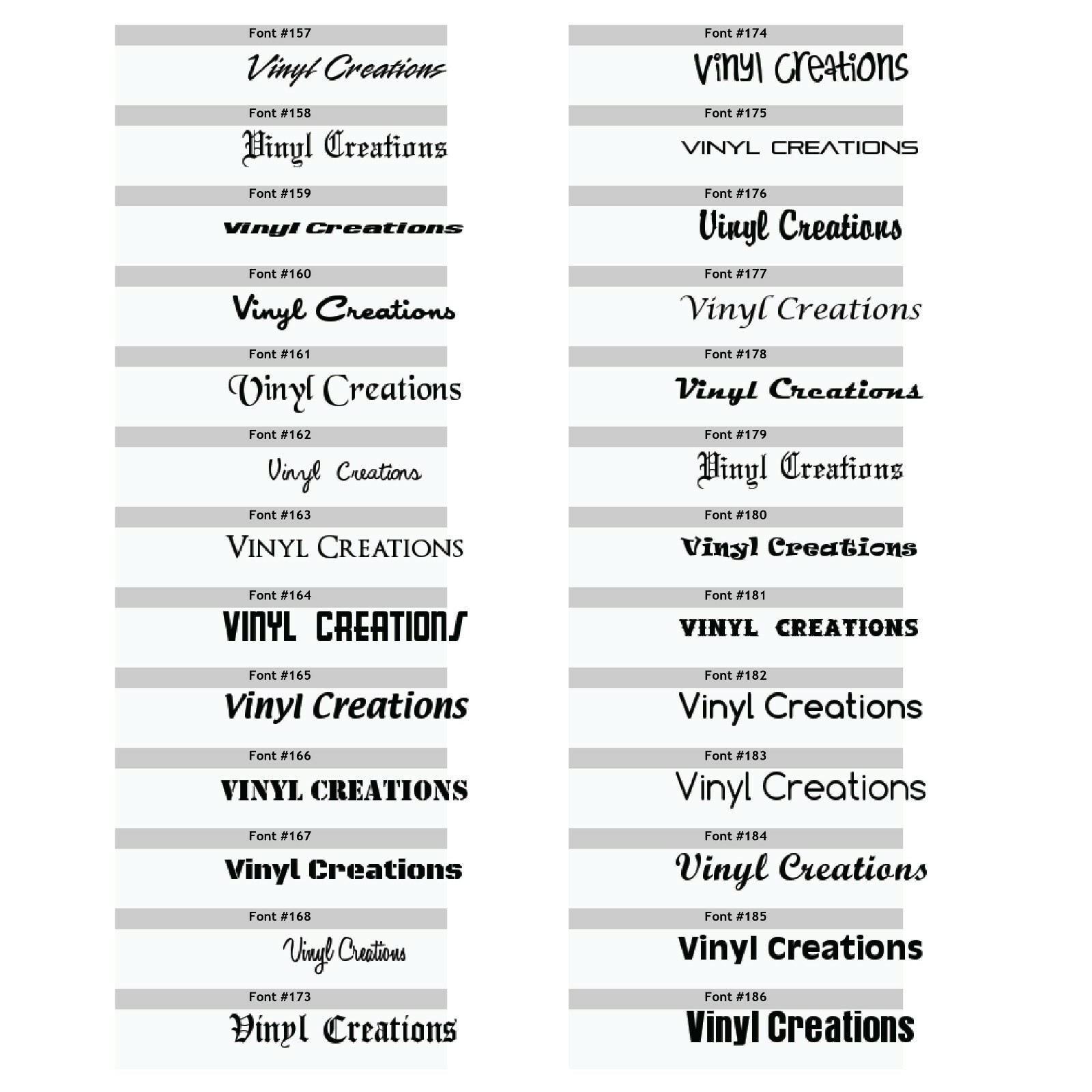 Custom Decal Vinyl Text -Lettering Monogram Name Craft Art Design
