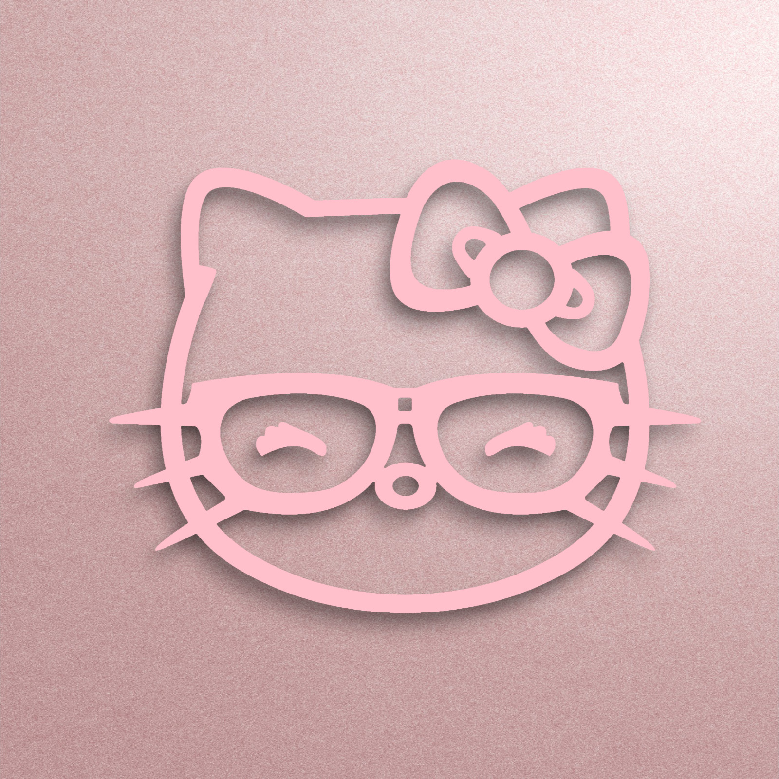 Nerd Kitty 4″ x 5″ Premium Vinyl Decal Sticker – High Quality Guarantee