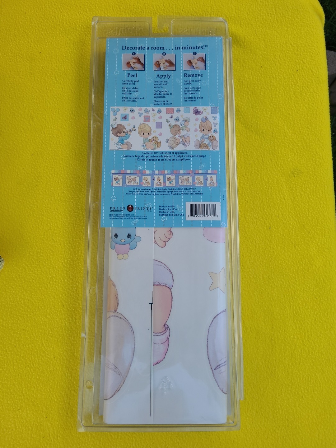 Precious Moments Jumbo Stick-Ups 25+ Reusable Pre-Cut Decorations NEW