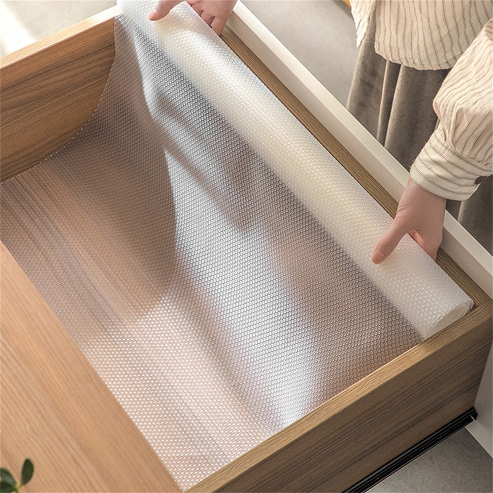 50x150cm Kitchen Transparent Sticker Cupboard Drawer Waterproof Dustproof Mat