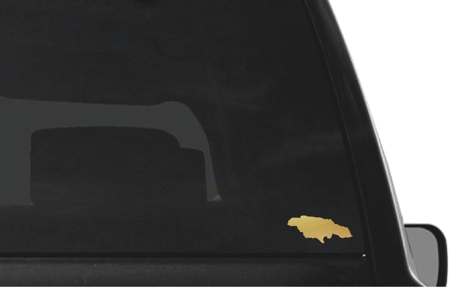 Jamaica country outline Vinyl Decal Car Window Laptop Sticker