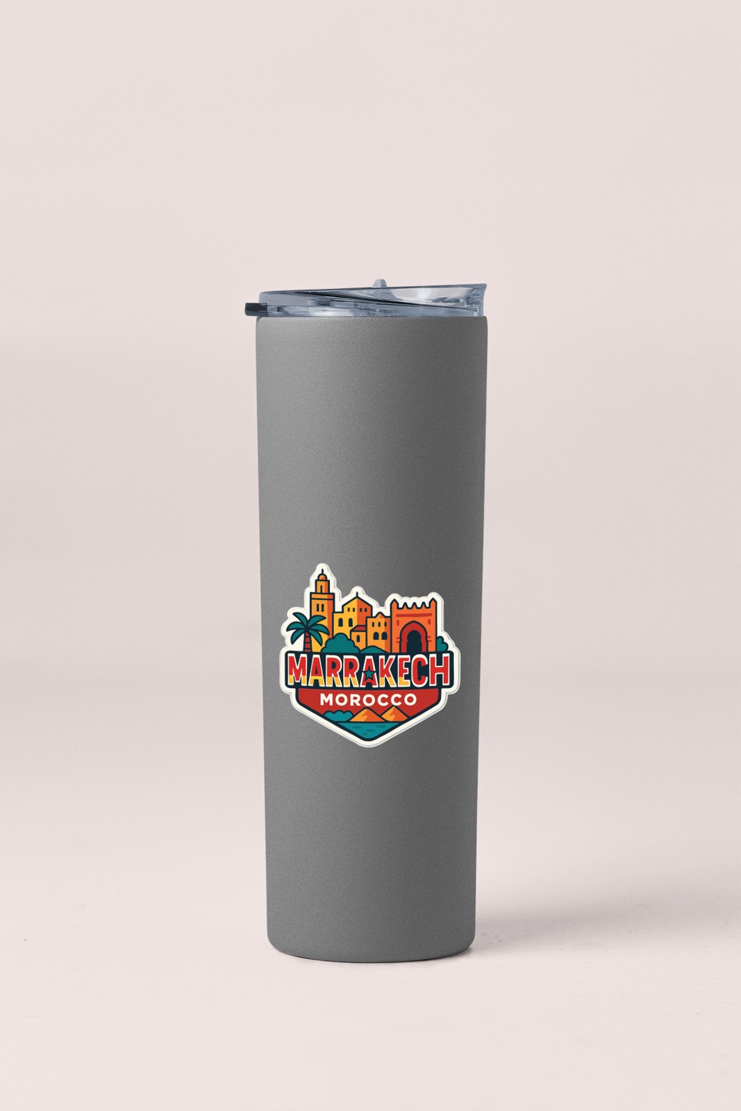 Marrakech Morocco Sticker Decal Vinyl Die-Cut City Skyline Landmark Design