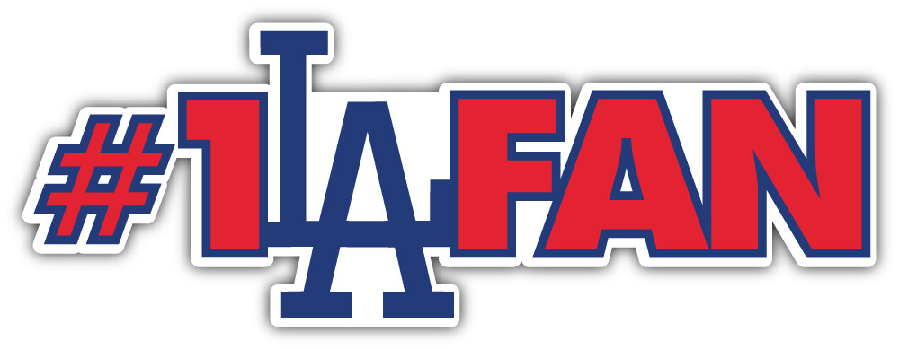 Los Angeles Dodgers MLB Baseball Sport Logo Car Bumper Sticker Decal »SIZES»