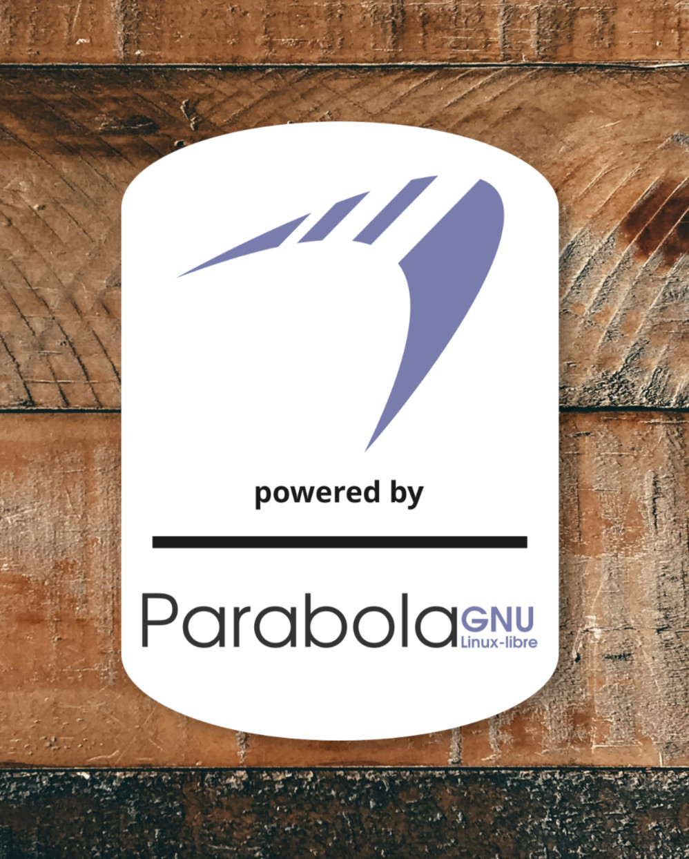 Parabola Linux Sticker – Waterproof & UV-Proof Vinyl Laptop, PC Case