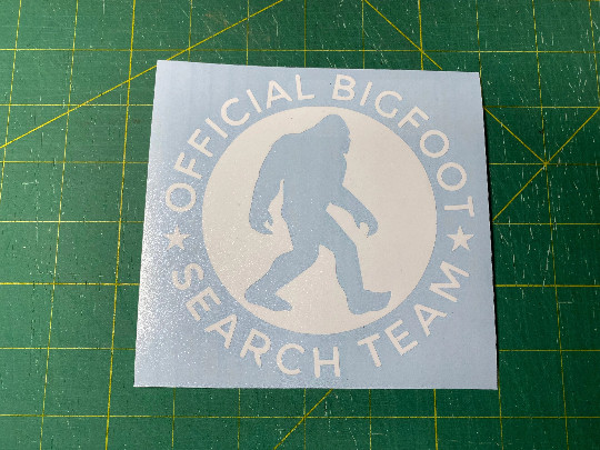Official Bigfoot Search Team Vinyl Decal – 30+ Colors