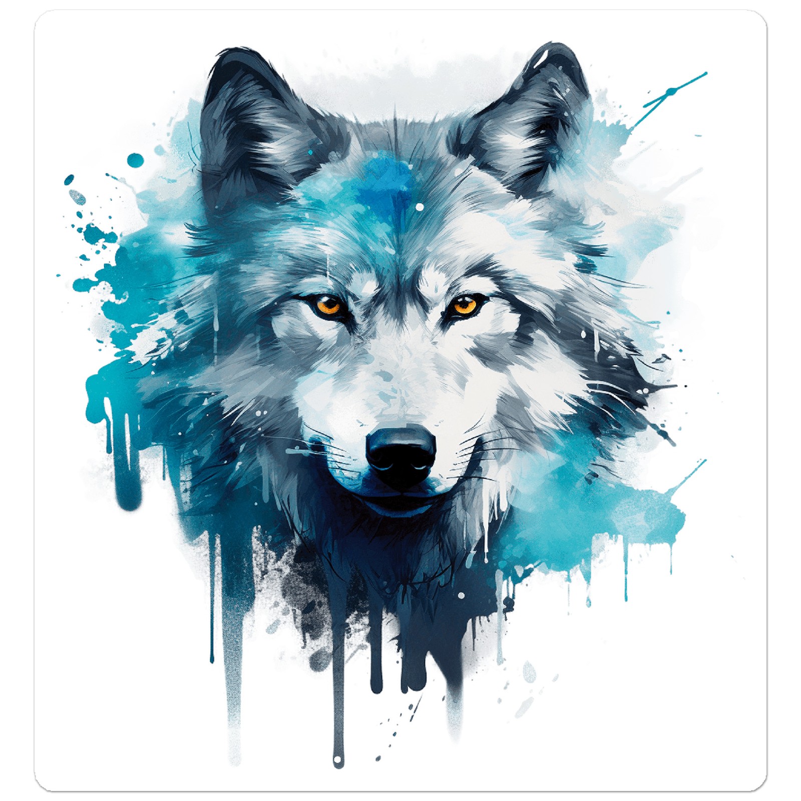 Wolf Coyote Head – Vinyl Decal Sticker – Car Window Laptop – ebn9831