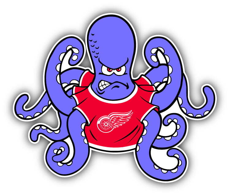 Detroit Red Wings NHL Hockey Sport Logo Car Bumper Sticker Decal «SIZES»