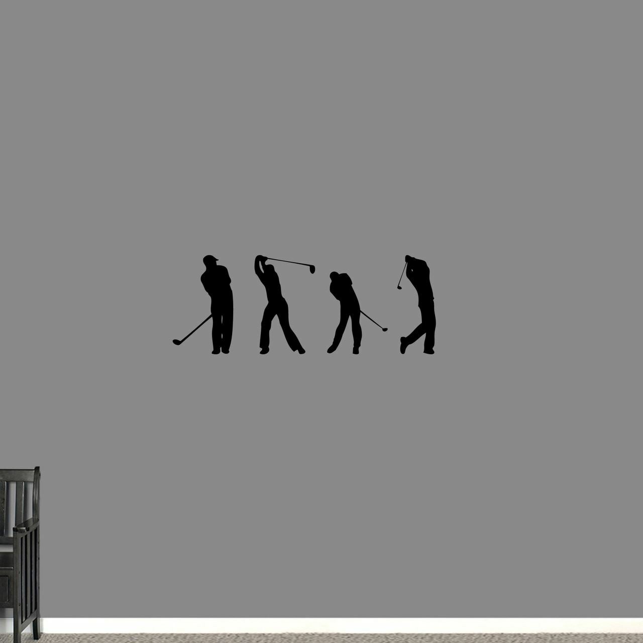 Golf Guys Wall Decal Set – Sports, Kids, Teens, Man Cave, Garage, Wall Art