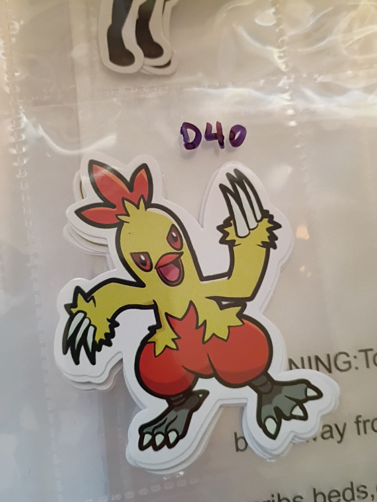 POKEMON STICKER XCOMBUSKEN X 3 INCHES STICKER X VYNIL DIE CUT STICKER HIGH GLOSS
