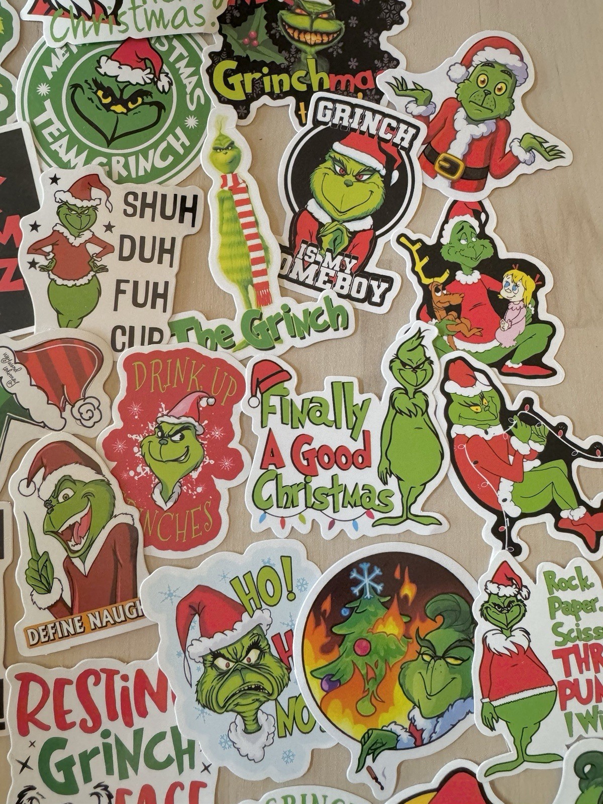 Grinch Stickers