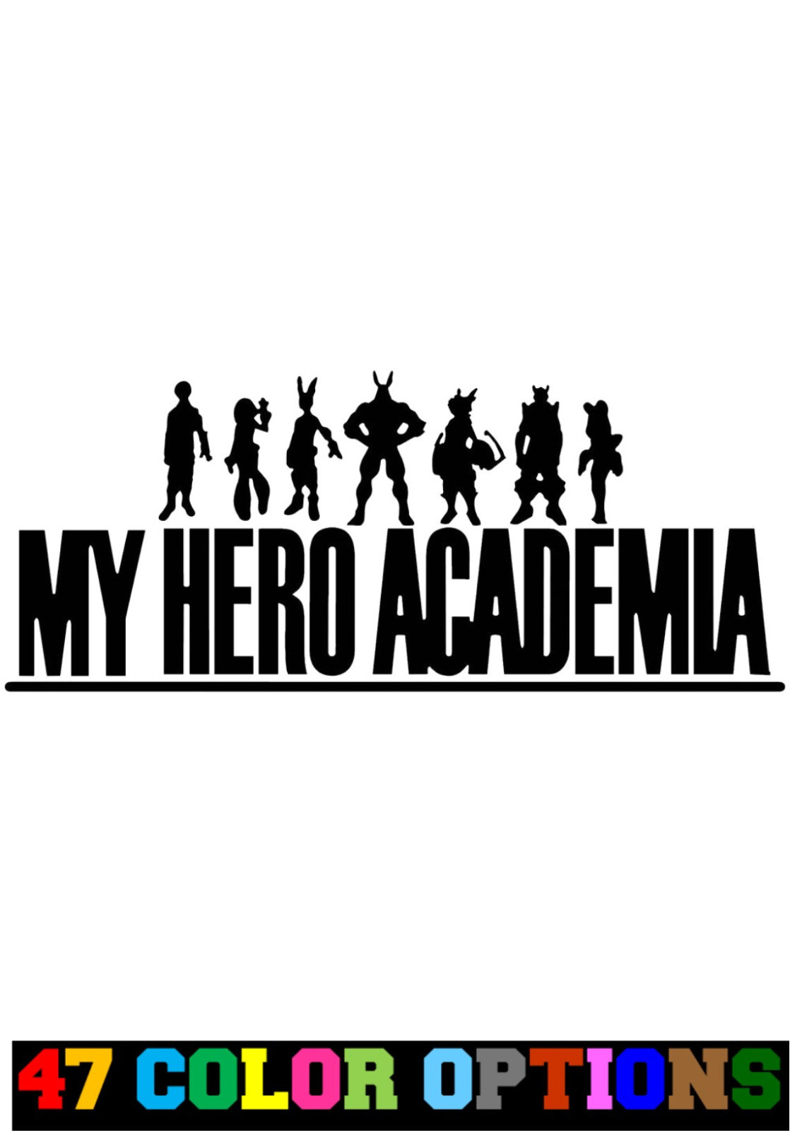 Vinyl Decal Truck Car Sticker Laptop – Anime My Hero Academia Logo Deku