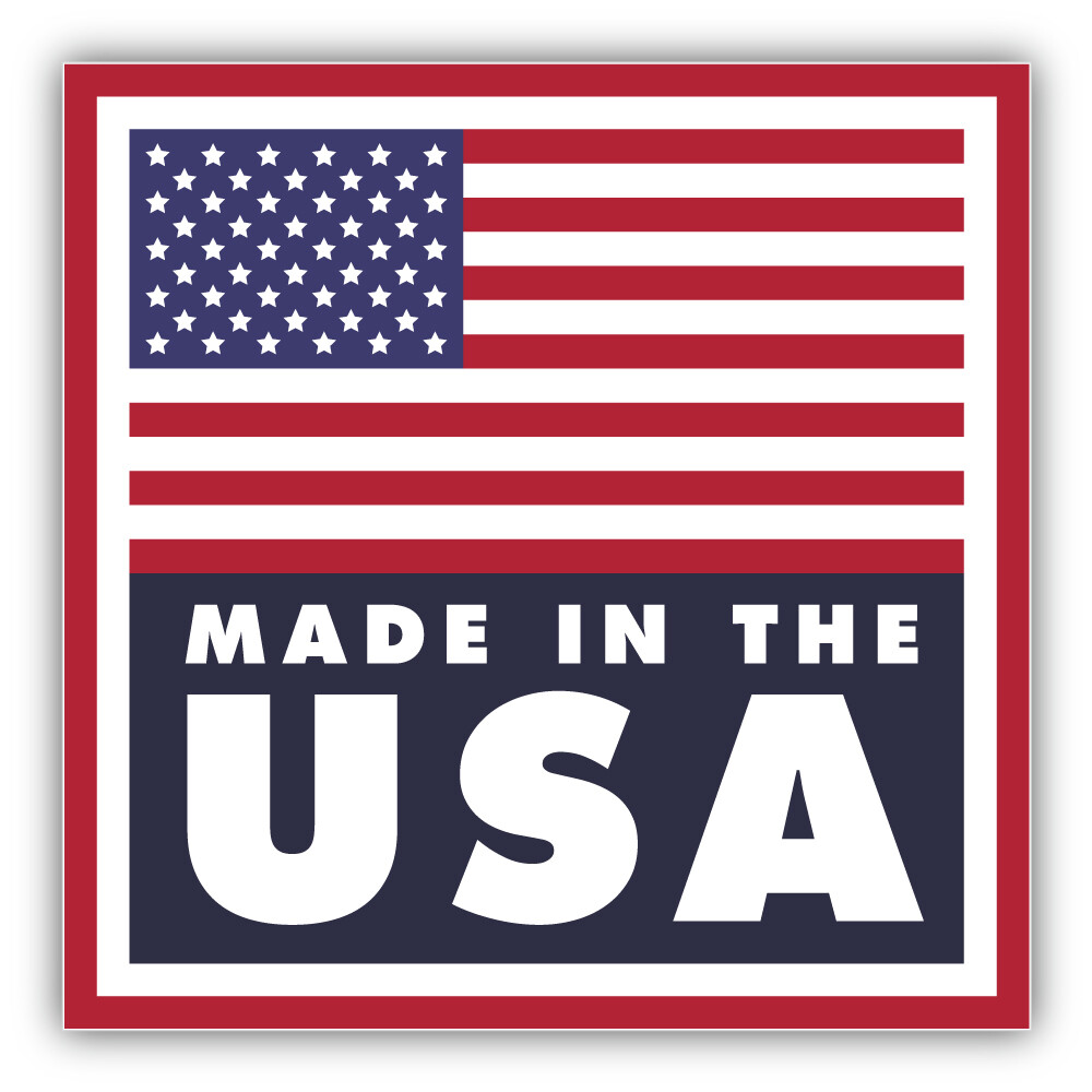 Made In The USA Vinyl Sticker Decal