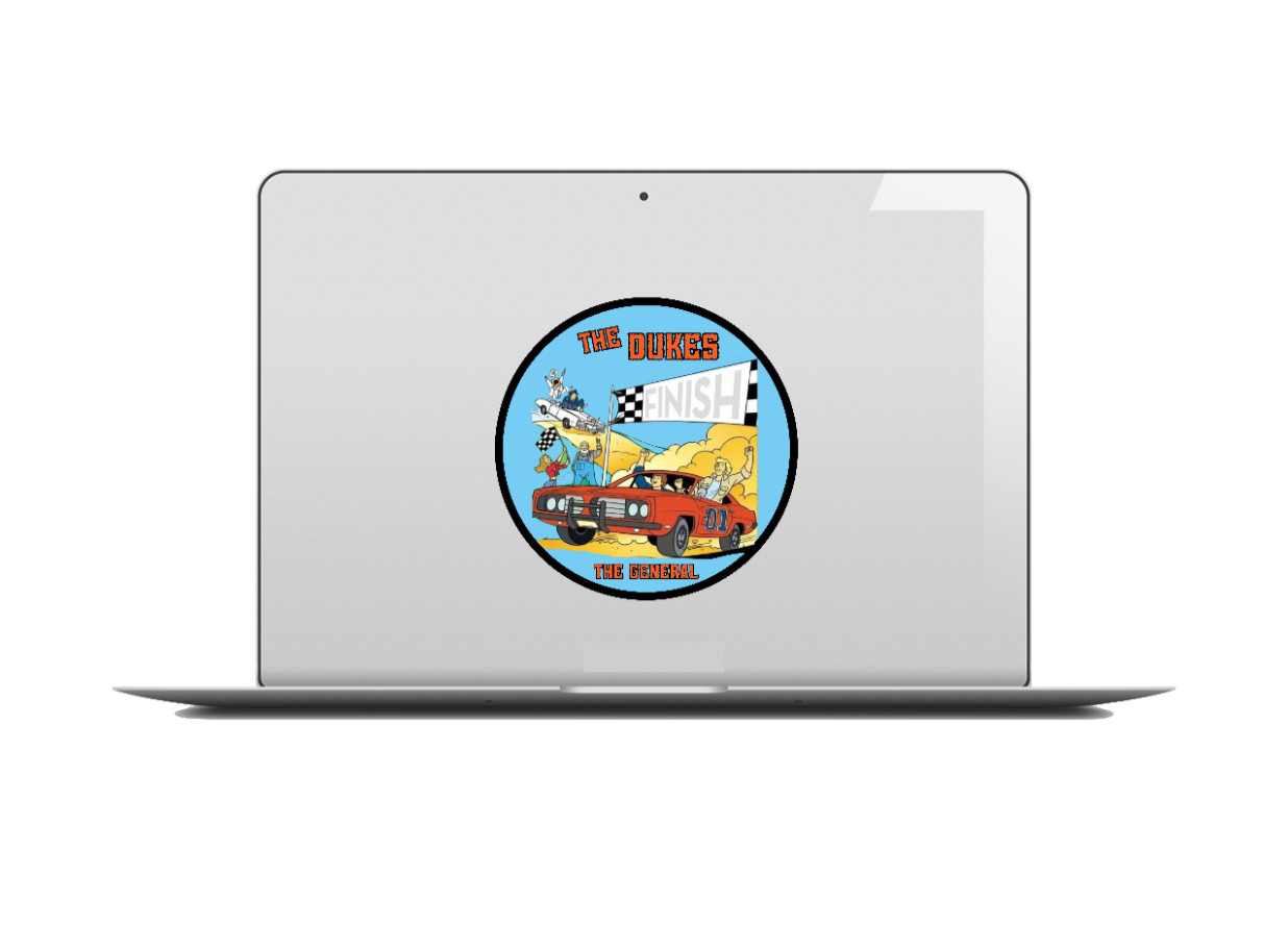 Dukes of Hazzard (Cartoon) 4″ Vinyl Decal Sticker Vehicle Cooler Laptop Tumbler