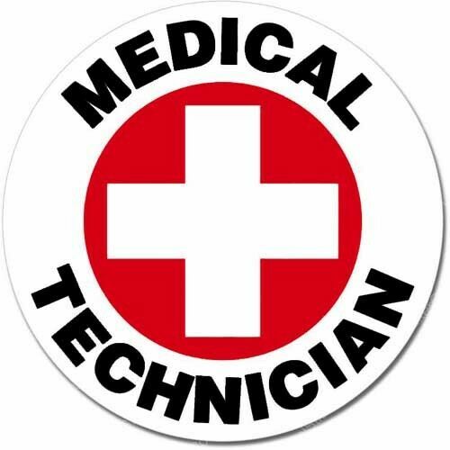Medical Technician Sign Symbol Vinyl Sticker /glass, door, business, safety, car