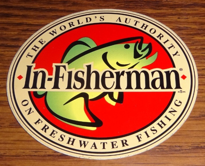 In-Fisherman Vinyl Decal Sticker, World’s Authority, Oval, 4-3/4″Lx4-1/4″W, New