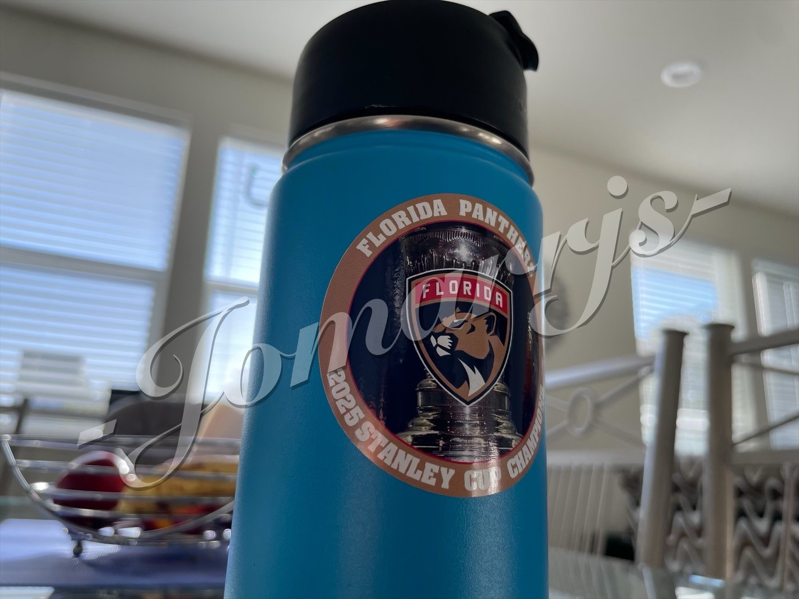 Florida Panthers 2025 Stanley Cup Champions Custom Sticker Decal NHL 3″-18″