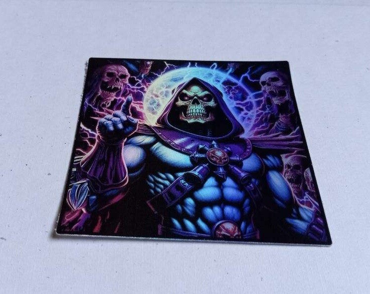 Skeletor Set Of 3 holographic Waterproof stickers
