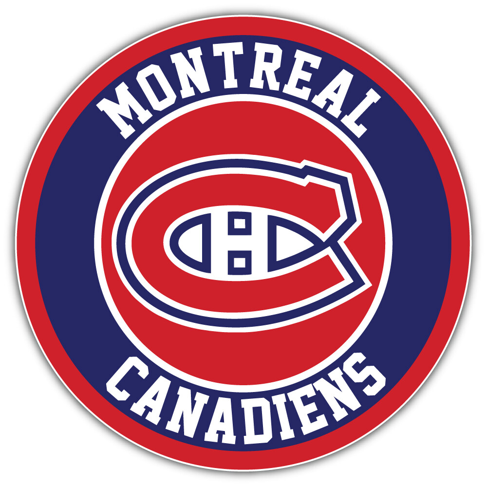 Montreal Canadiens Logo NHL Sport Car Bumper Sticker Decal «SIZES»
