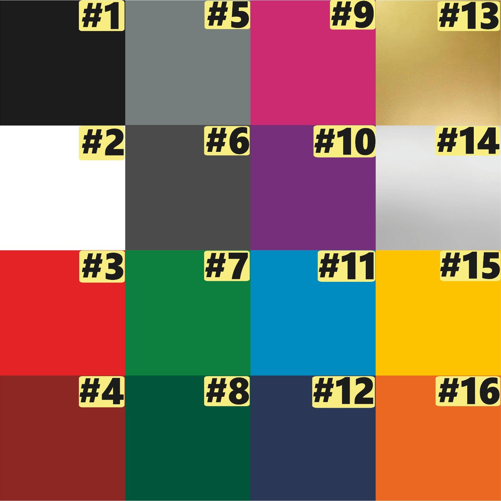 Custom Text Vinyl Decal – Pick Font & Color – Car Truck Boat Premium Sticker