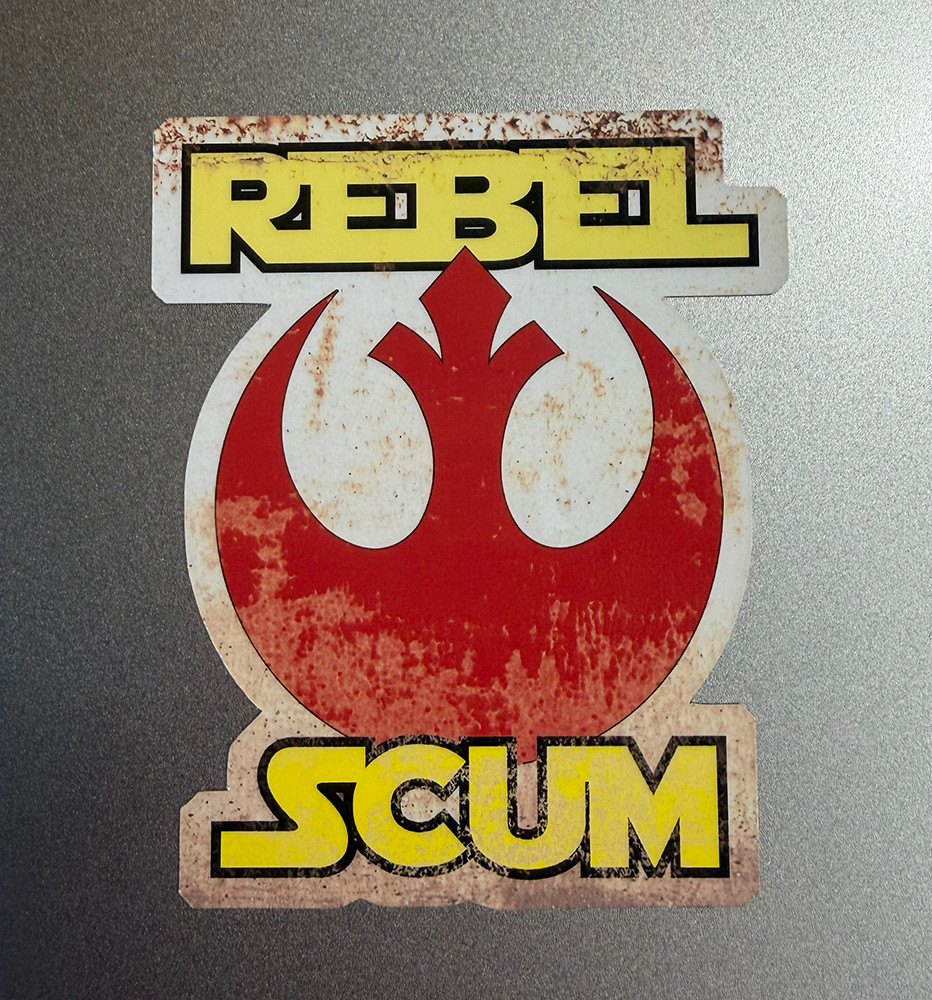 Rebel Alliance Magnet Rebel Scum Star Wars 4″ Magnetic Vinyl