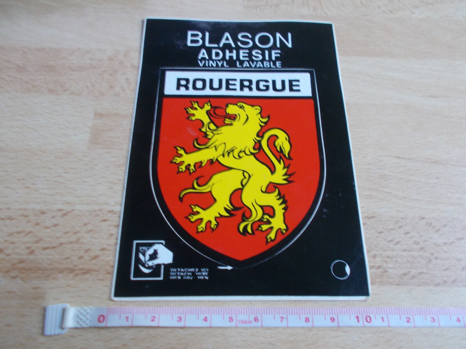 Adhesive Coat Of Arms Postcard ROUERGUE