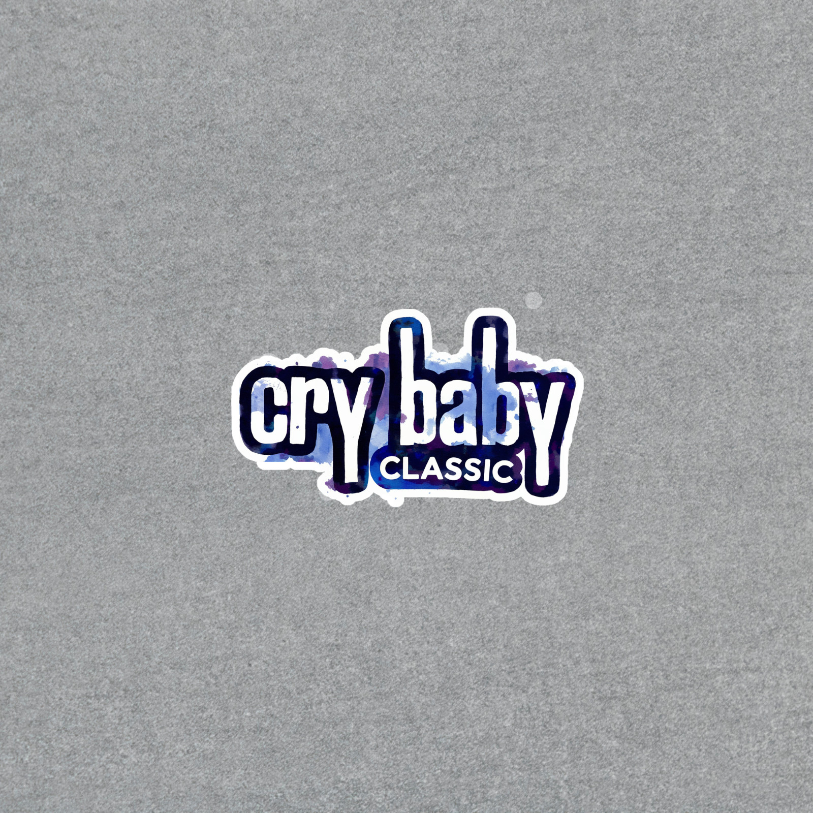 Cry Baby Classic Retro Sticker – Vintage Grunge Style Aesthetic Decal #739