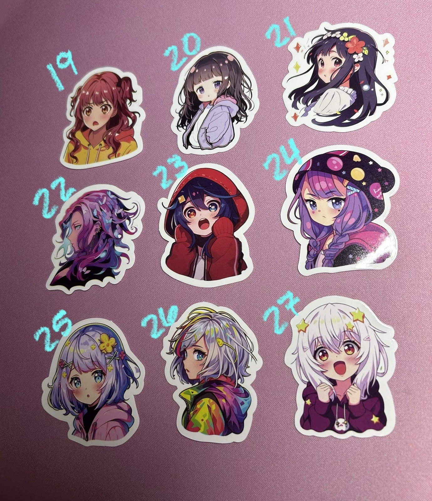 Cute Anime Stickers – Choose From A Bunch Of Different Designs