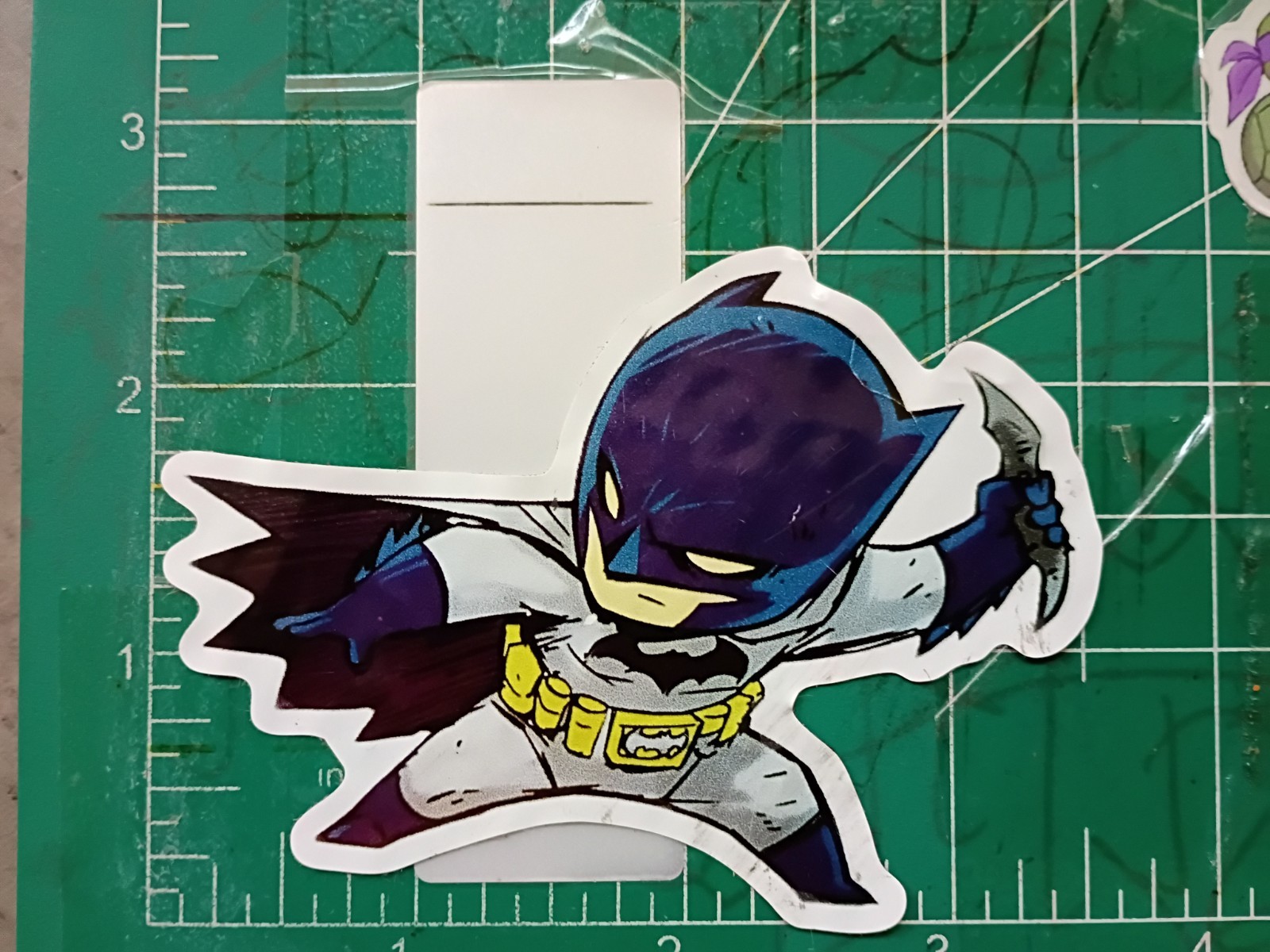 BATMAN STICKER X VYNIL HIGH GLOSS DIECUT STICKER 3.5X2.5 INCH STICKER X TDR X BM