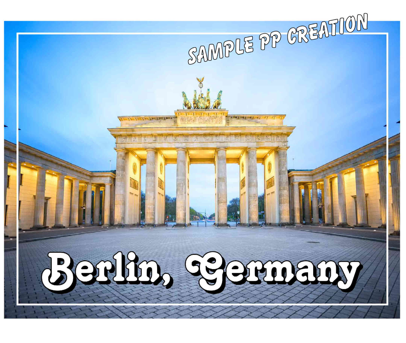 BERLIN GERMANY photo fridge MAGNET 4 X 3 inches TRAVEL