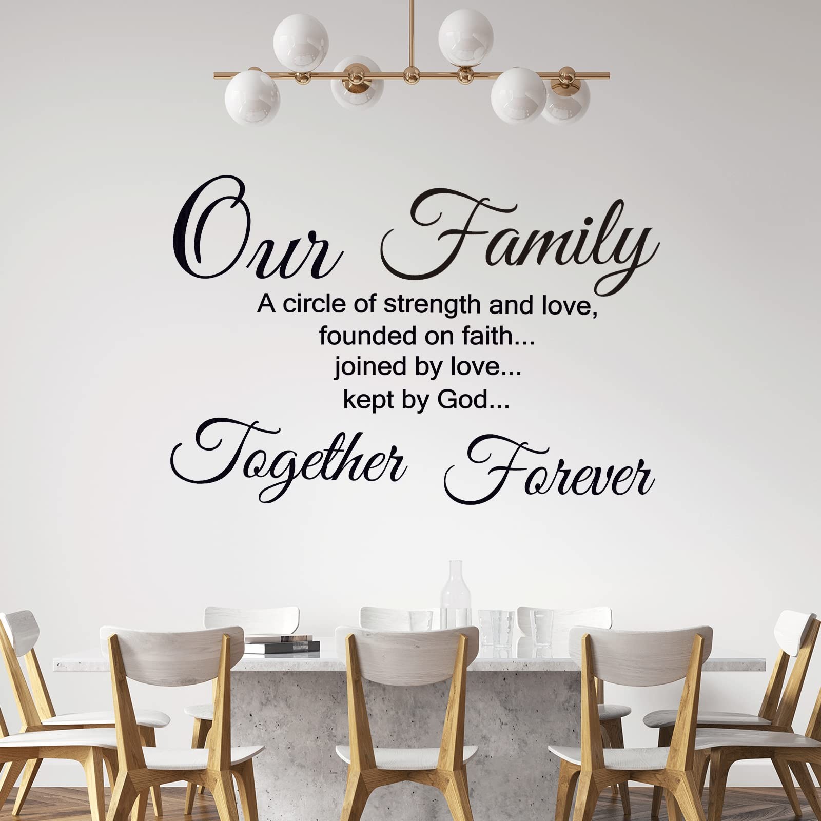 Family Wall Decals This is Us Our Family Quotes Living Room Vinyl Stickers
