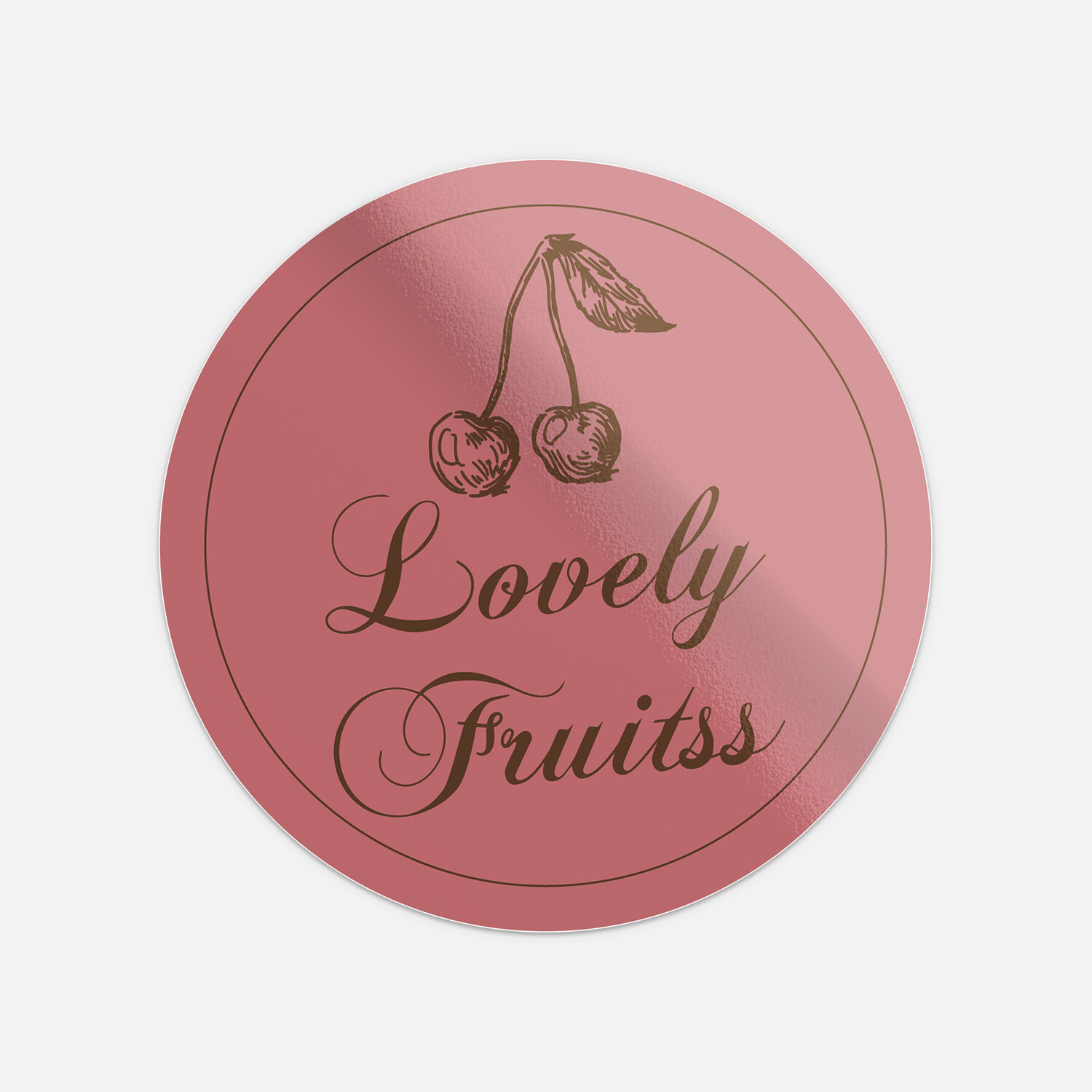 Lovely Fruitss Product Vinyl Sticker Decal