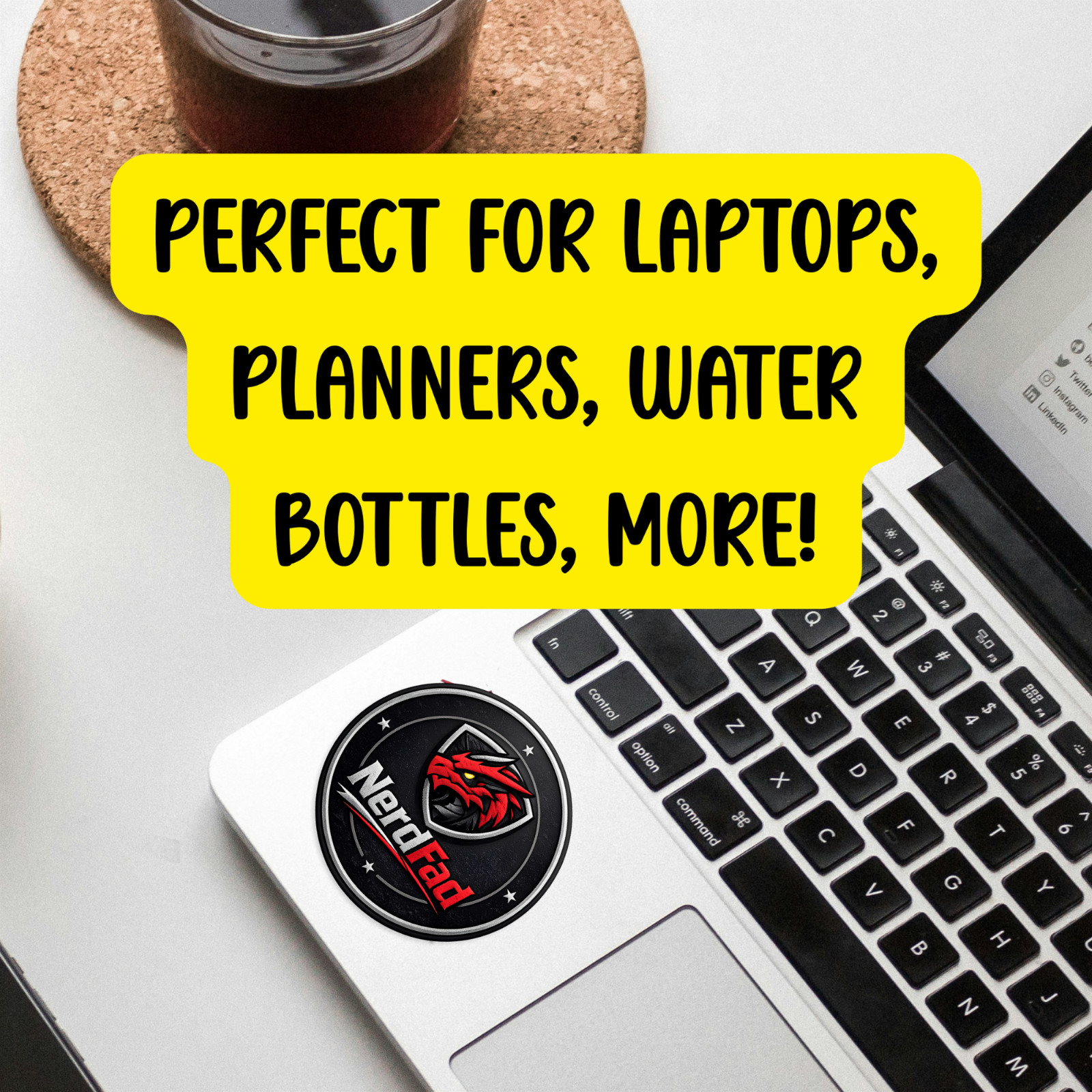 Fly Fishing Gift, Water-Resistant Vinyl Stickers, Fishing Gift
